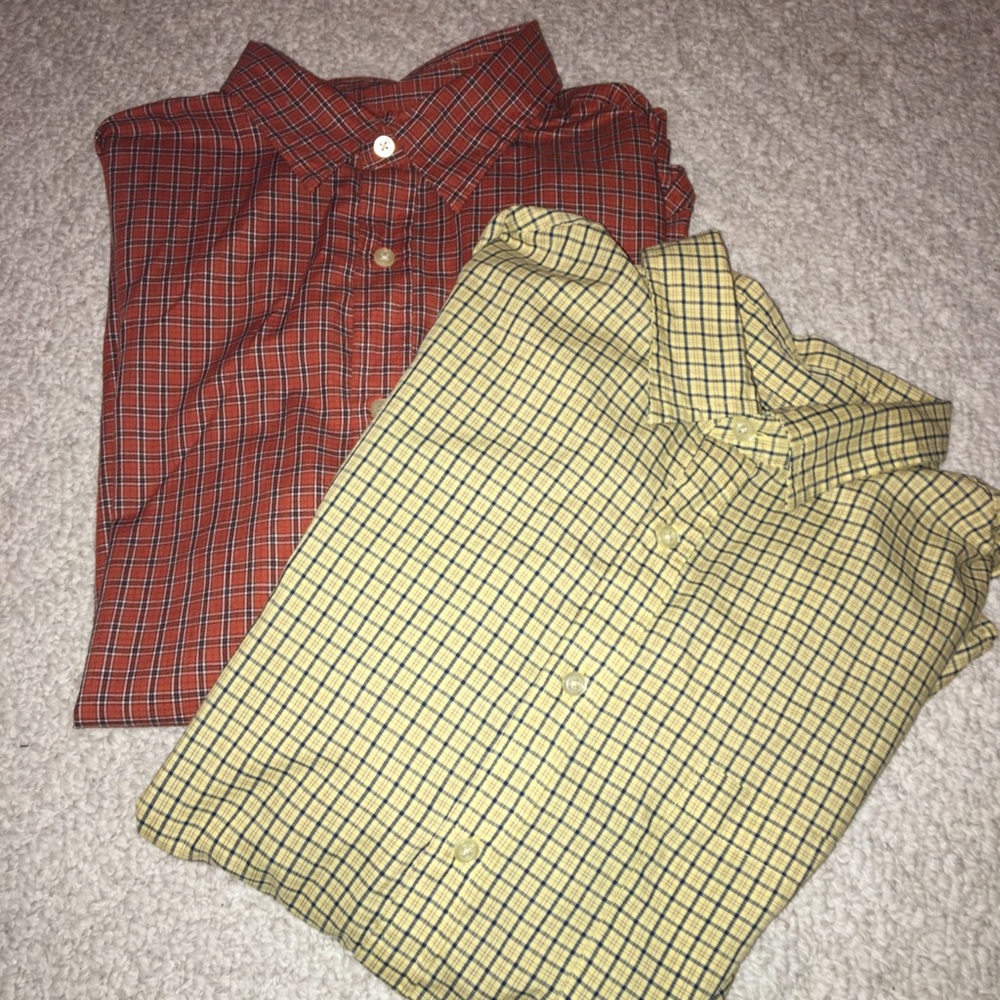Cherokee Button Up Plaid Shirts Bundle